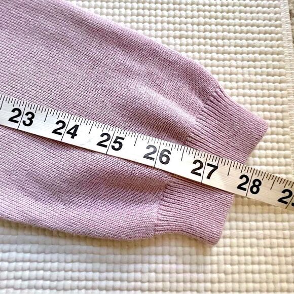 Revolve Majorelle Petunia Pastel Purple/Lilac Crop Sweater NWOT Small - Picture 9 of 15